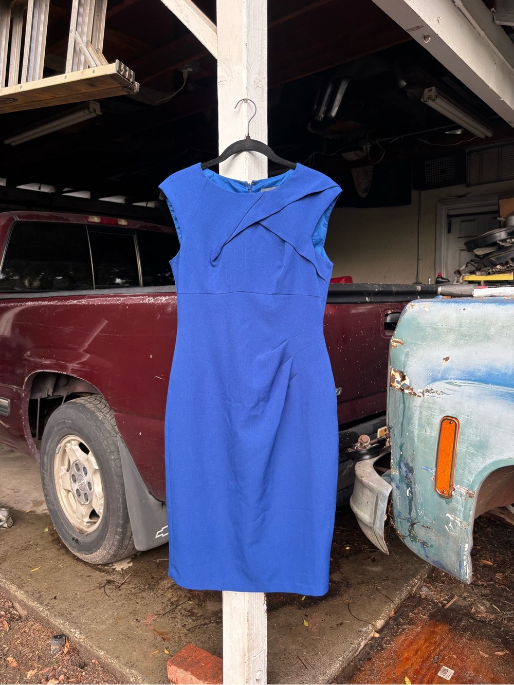 Adrianna Papell Royal Blue Formal Dress